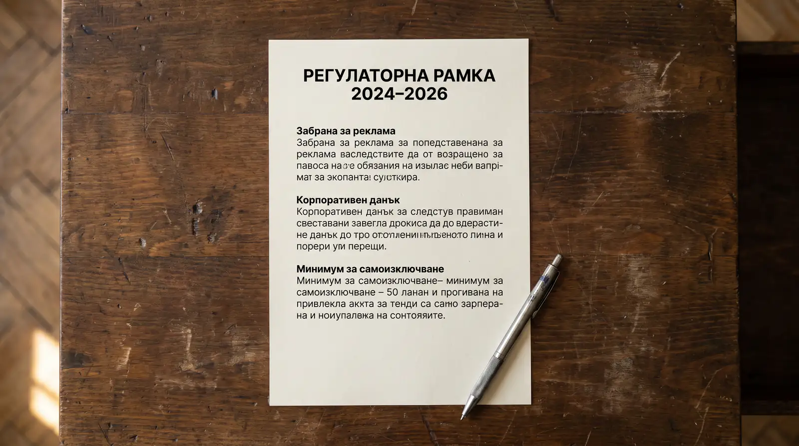 Регулаторна рамка на хазартната дейност в България с ключови дати