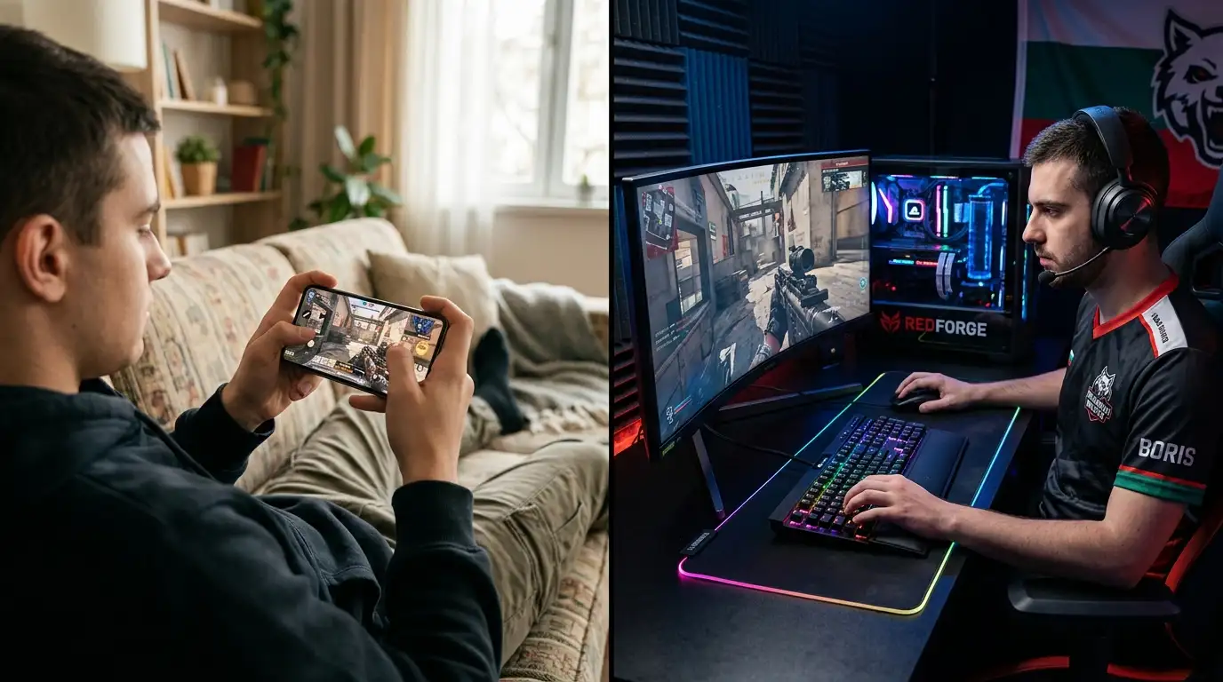 Сравнение между Call of Duty Mobile и CDL професионална игра