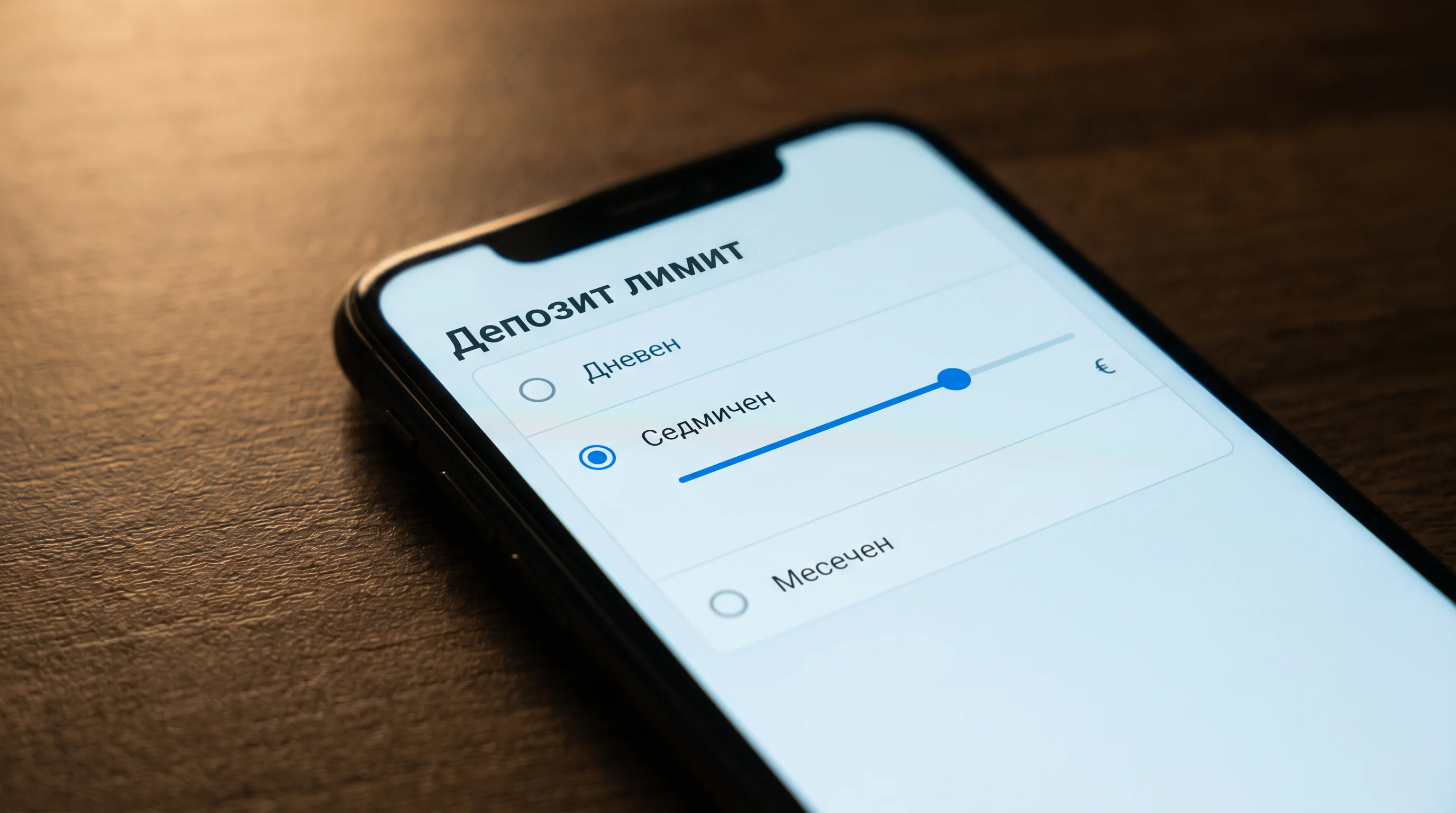 Настройки за депозит лимит в букмейкърска платформа