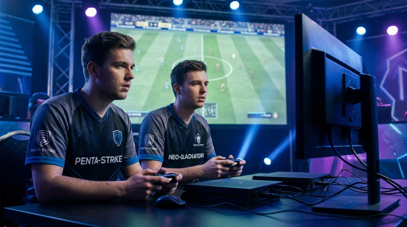 EA Sports FC Pro League мач между професионални играчи
