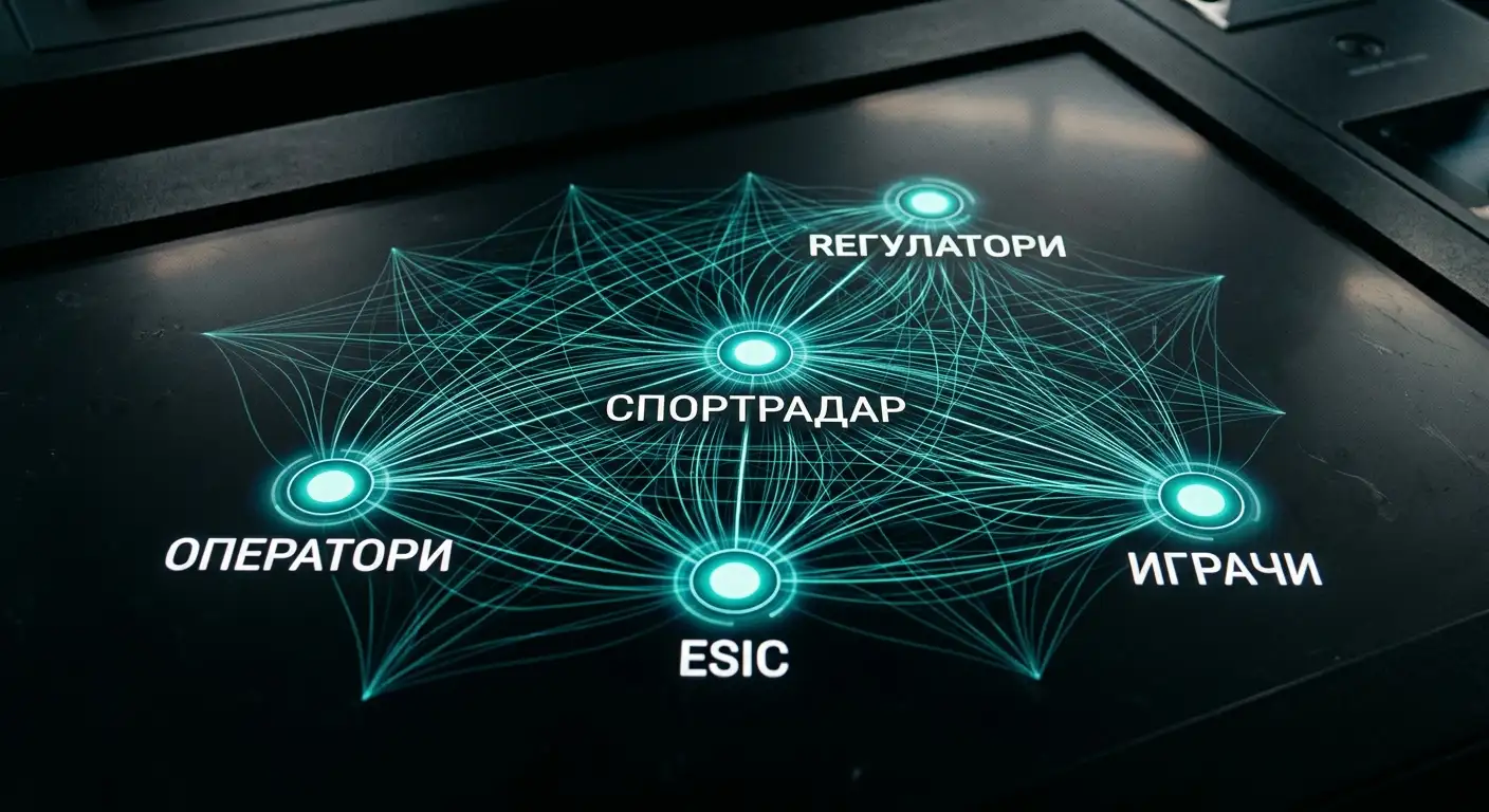 Илюстрация на растящата integrity екосистема в eSports беттинга