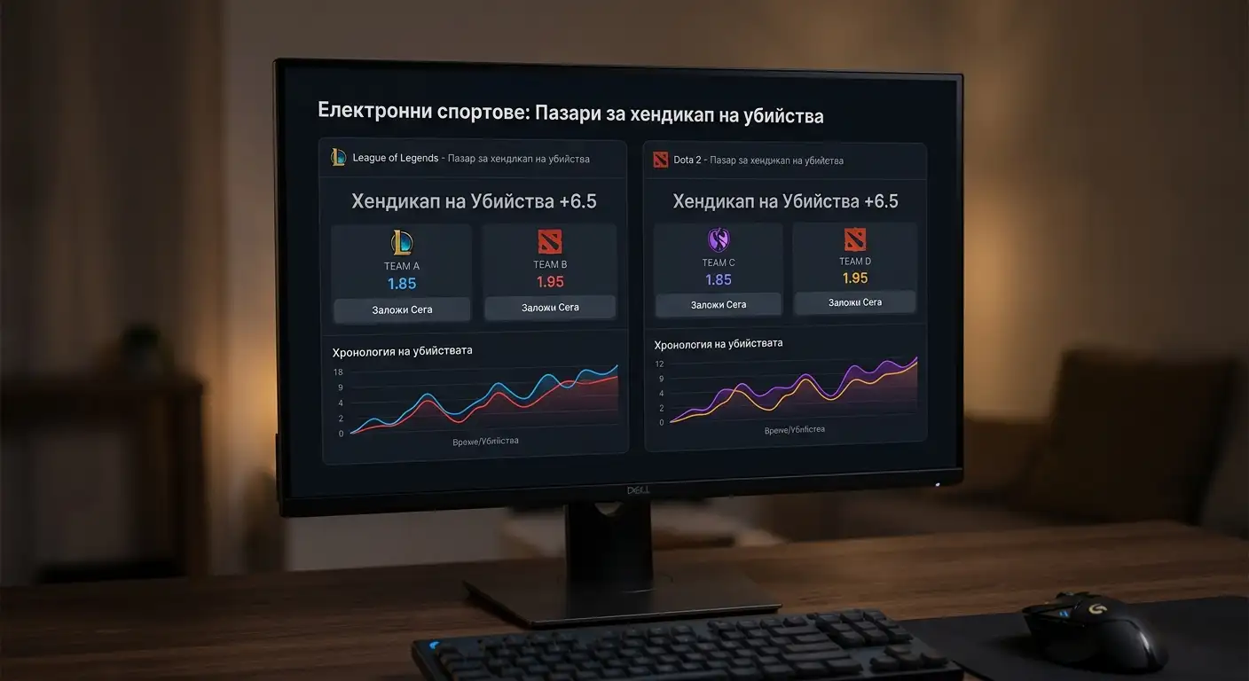 Kill handicap пазар в LoL и Dota 2 мач