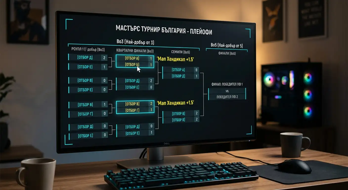 Map handicap +1.5 пазар в BO3 серия на CS2
