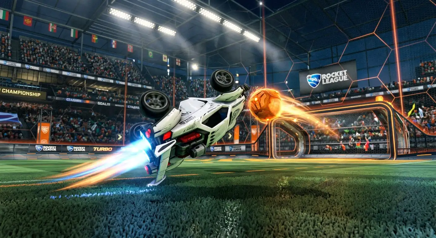 Rocket League действие близко до футболен мач