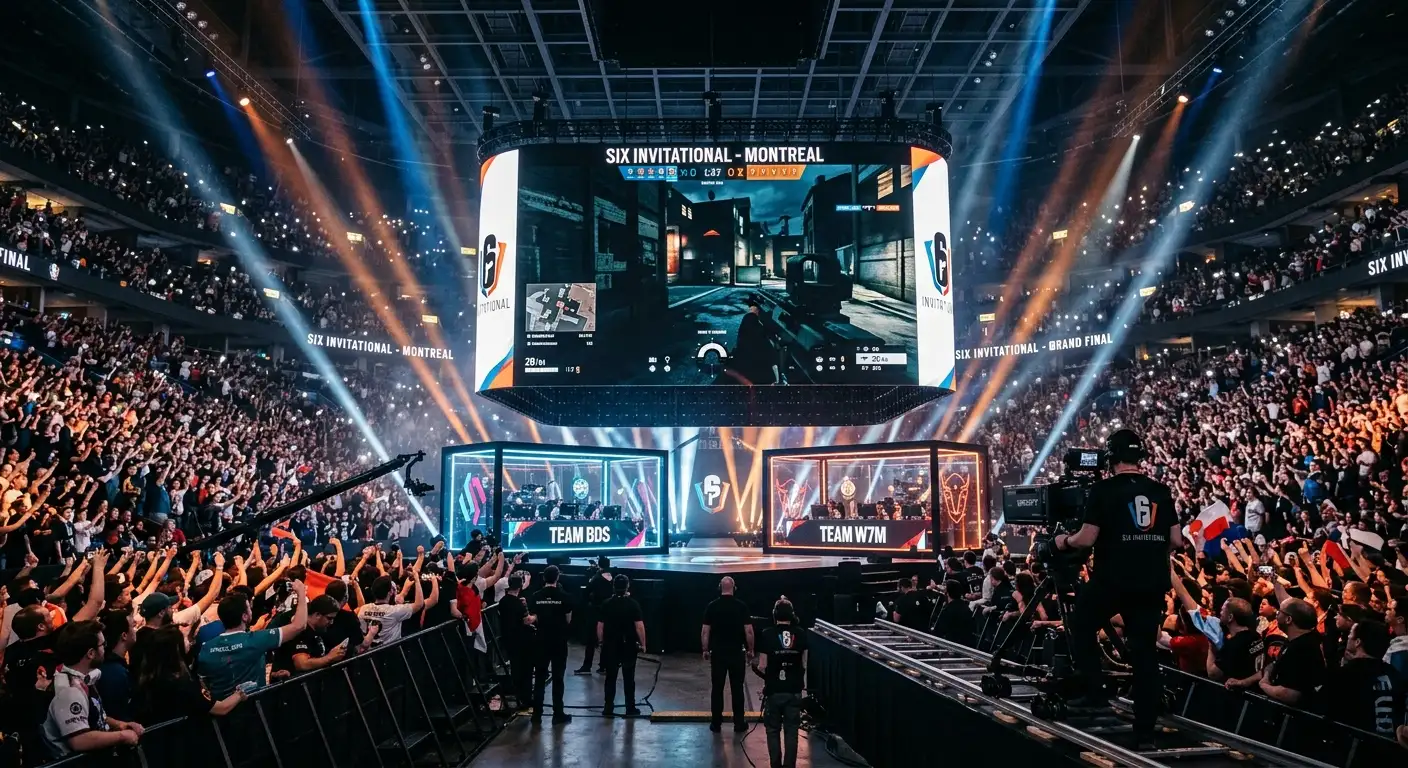 Сцена на Six Invitational в Монреал с публика