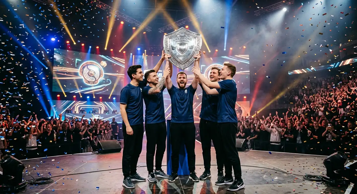 Team Liquid вдига шампионски трофей на The International