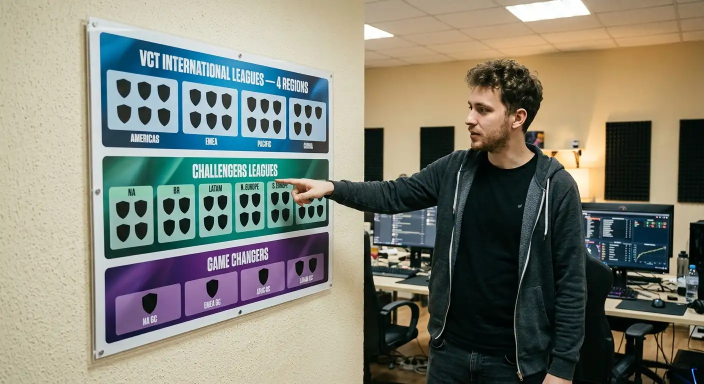 Tier структура на VCT с International, Challengers и Game Changers